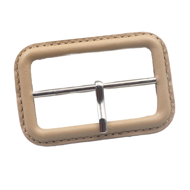 NANZU 20 pezzi interno 2.5-5.5 CM vino rosso fibbia in vera pelle sostituzione fibbia cintura rivestita in pelle con perno per artigianato fibbia scorrevole Triglide