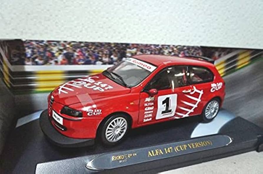 アルファロメオ　1/18 RICKO 147 CUP VERSION Amazon.co.jp: RICKO Alfa Romeo 147 (CUP VERSION) 1/18 Mini