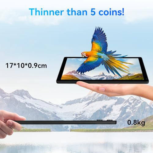Image of ZOFYWNAS Tablet, Android 15 Tablet 10 Inch with 8-Core Processor, 20GB RAM 128GB ROM 2 TB Expandable, 5000mAh Battery, Dual Camera, Face Unlock, Slim Lightweight, Black
