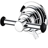 BOPai Sturdy Scution Double Sided Hooks,Relocatable Suction Cup Holder for Towel Loofah Washcloth Coat