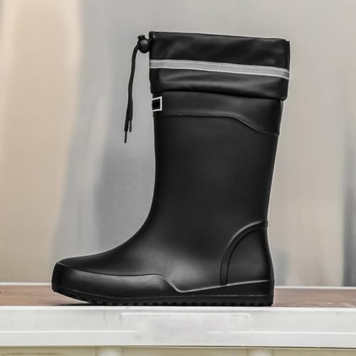 Bottes d'équitation en caoutchouc pour femme imperméables et légères - 4