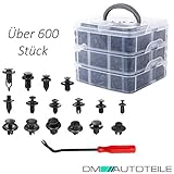 Lieferumfang: Box 3-teilig, 630 Befestigungsnieten, Hebelwerkzeug