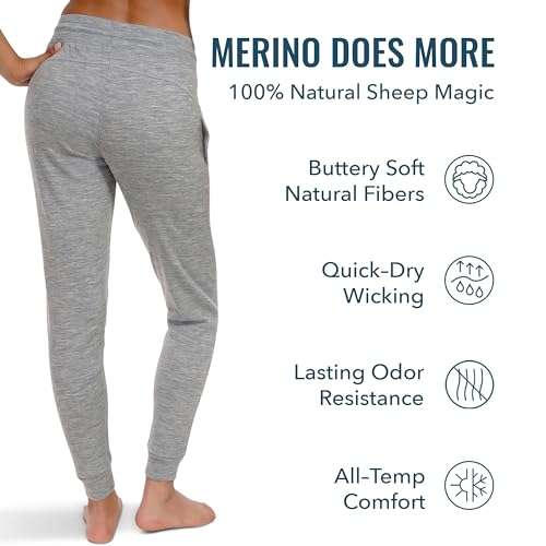 Women's Merino Jogger by Woolly | RWS Certified | Warm, Soft, Seattle Designed2