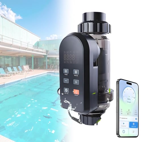 Ofyphth MáQuina De Cloro Salino, Electrolizador De Cloro De CloracióN Salina, con Control Inteligente, para Piscina, Jacuzzi, SPA. LC400A