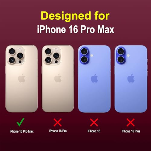 Image of amazon basics Back Case Cover for iPhone 16 Pro Max | Compatible for iPhone 16 Pro Max Back Cover | Liquid Silicon Magic Case with Camera Protection | Plum