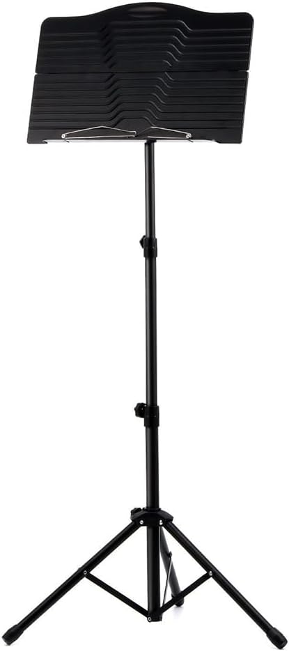 Foldable and Portable Music Stand, High and Low Lifting Music Stand, Lightweight Music Stand, Triangular Stable Bracket, Flip Panel, Guitar, Violin and Ukulele Stand