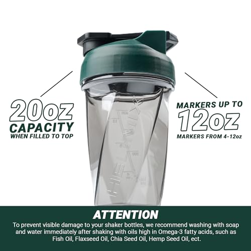 image for HELIMIX 1.5 Vortex Blender Shaker Bottle Holds Upto 20oz | No Blending