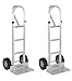 Magliner HMK15AG2C Aluminum Hand Truck, Vertical Loop Handle, 18" x 9" Aluminum Extruded Nose Plate, 500 lb Capacity (2-(Pack))