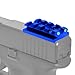 Eastern Tactical Supply Picatinny Rail Sight Mount Plate Fits Glock G17 19 22 23 26 27 34 for Install Pistol Red Dot Sight (Blue)