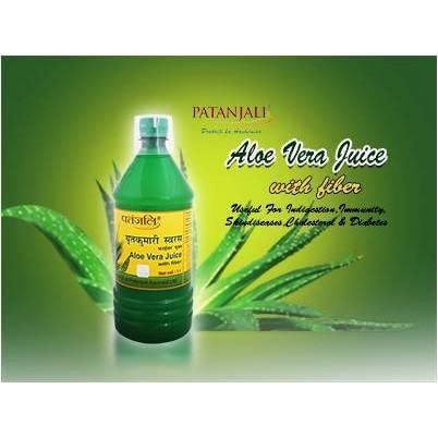 Image of VADMANS Patanjali Aloevera Juice, 1 L -1 Bottle