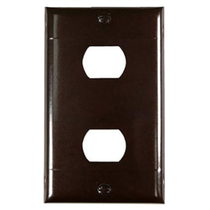 Legrand-Pass & Seymour K2 Plastic Despard Opening Wall Plate Two Horizontal Opening Per Gang Includes Mounting Straps