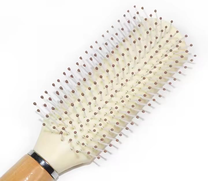 Mincer Anti Static Fine Tooth Cutting Comb Professional Salon Styling Hair Scalp Massage Brush Combs for Women's and Girl's (Brown) (Pack Of 3) 2