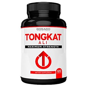 Tongkat Ali Extract (Longjack) Eurycoma Longifolia, 1200mg per Serving, (120 Capsules) – Indonesian Ginseng – Third…