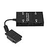 Bruryan Controller Adapter-4-speler Multi Tap Controller Adapter met 4 Geheugensleuven voor Sony PS2 Console Game