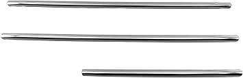 BRIGHTZ Every Wagon DA17W Ultra Mirror Stainless Steel Front Bumper Molding 3PC FBUM-MOL-089 DA17 DA A17 17 Every Wagon Every Wagon Every Every Wagon Every Every Wagon Every Every Wagon 33235