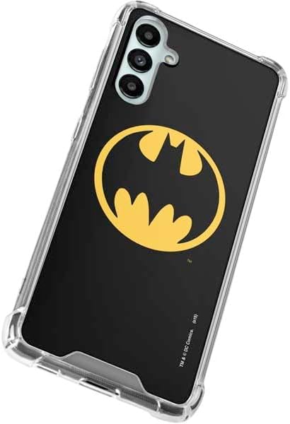 Skinit Clear Phone Case Compatible with Galaxy A15 5G - Officially Licensed DC Comics Batman Logo Design