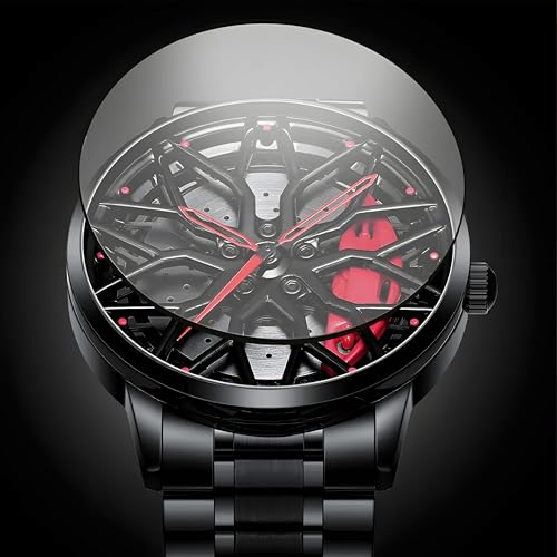 Oculus Men's Racing Rim Red Watch Red Brake Caliper - Image 7