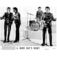 A Hard Days Night The Beatles Iconic Singing Ringo on Drums Original Lobby Card