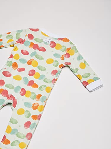Image of Burt's Bees Baby unisex-baby Sleep & Play, Organic One-piece Romper-jumpsuit Pj, Zip Front Footed Pajama