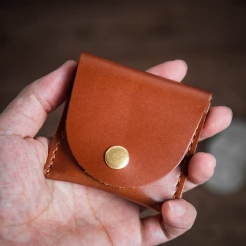 DJ·Wang Pocket Portal (Morgan Dollar Size) Magic Tricks Leather Coin Bag Magician Tools Close up Gimmicks Illusion Magic Accessory Props
