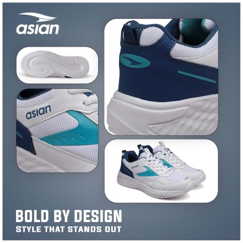 Image of ASIAN Toofan-05 Men's Running Shoes | Breathable Mesh, Soft Cushion Sole, Durable Grip, Lightweight Shoes for Daily Use