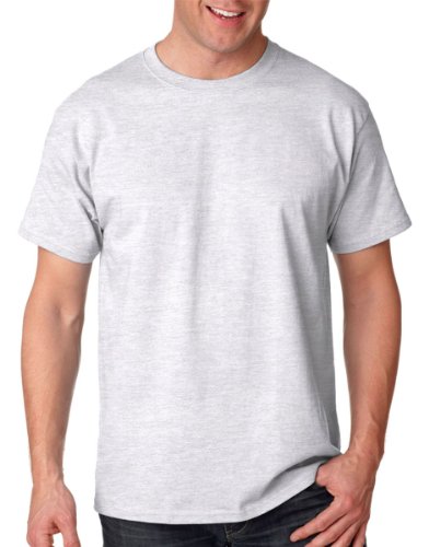 Hanes Men's Tagless T-Shirt, Medium, Ash