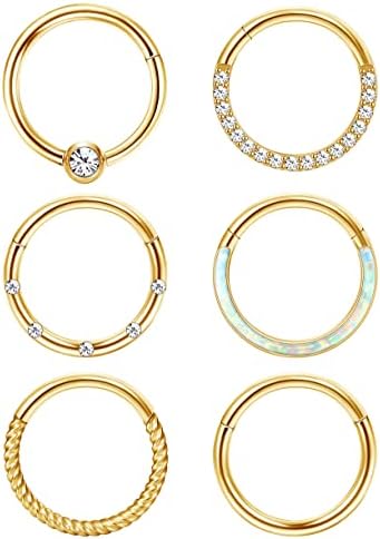 1 stück edelstahl nasenpiercing septum ring scharnier - Germany 1 stück edelstahl nasenpiercing septum ring scharnier - Germany