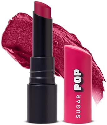 SUGAR POP Ultrastay Transferproof Lipstick | 100% Transferproof | Waterproof Matte Lipstick | Vitamin E | 4 gm - 12 Berry Burst