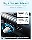 2025 Verbesserter 2-in-1 Wireless CarPlay & Android Auto Adapter, OTTOCAST MINI Kabelloser CarPlay-Adapter für iOS 10+ & Android 11+, Wandelt kabelgebundenes CarPlay in Wireless um, Plug & Play (Weiß)