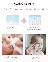 Momcozy Baby Wipes, Unscented & Hypoallergenic, Gentle for Sensitive Skin — image 6