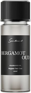 Scentiment Bergamot Oud Diffuser Oil Orange, Bergamot, Oud Scent for Diffusers, Fragrance Oil - 0.68 fl oz 20 mL