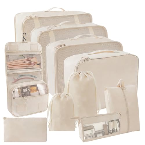 SLMT Travel Organizer 10 Set, Suitcase Organizer Bags Set, Travel...