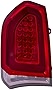 HEADLIGHTSDEPOT Tail Light Chrome Left Driver Compatible with 2015-2022 Chrysler 300 Sedan 4Dr