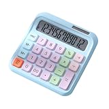 Double source d'alimentation : cette calculatrice scientifique fonctionne sur deux sources d'alimentation : solaire et 1 pile AAA (non incluse dans le colis), assurant une alimentation continue et fiable pour vos calculs.