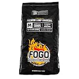 FOGO Premium Oak Restaurant Grade All-Natural Hardwood Medium and Small Sized Lump Charcoal for Grilling and Smoking, 35 Pound Bag