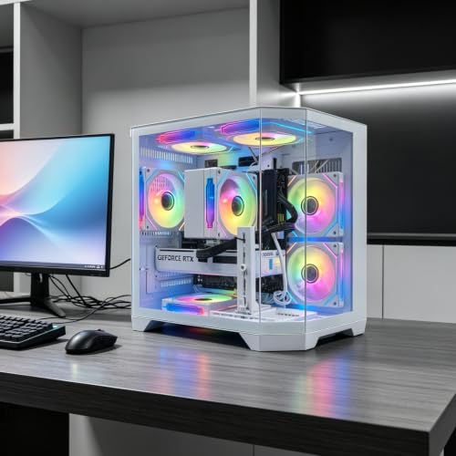 Image of LXZ Prebuilt Gaming PC Ryzen 7 8700F RTX 5060 16GB DDR5 1TB SSD