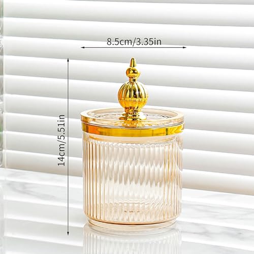 Organizador con tapa transparente para guardar cosméticos sin polvo 5