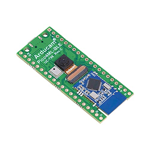 Arducam Pico4ML-BLE for TinyML, Bluetooth 5.0, Data Aquisition On-The-Fly, RP2040 Board w, QVGA...