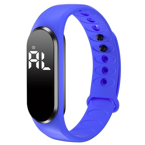 Orologio digitale per bambini, per bambini, ragazzi, ragazze, contapassi, per bambini, orologio digitale, per fitness, tracker del sonno, orologio fitness senza app e cellulare, sveglia, impermeabile,