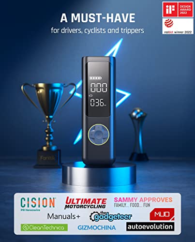 Father's Day Gift-Fanttik X8 Apex Tire Inflator Portable Air Compressor,2X Faster Inflation,150Psi Cordless Air Pump With Lcd Dual Screen,Fit For Cars,E-Bikes,Motorcycles,For Up To 26.3 Inch Tires #TOP5