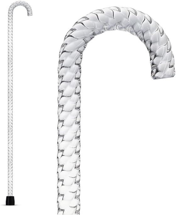 Miniatura 5 de Royal RC Canes Elegant Acrylic Walking Cane  Lightweight Lucite Derby & J Handle Stick for Men & Women  Stylish, Unique Transparent Design Look with