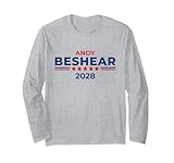 andy beshear 2028 - visionario democratico per il presidente maglia a manica
