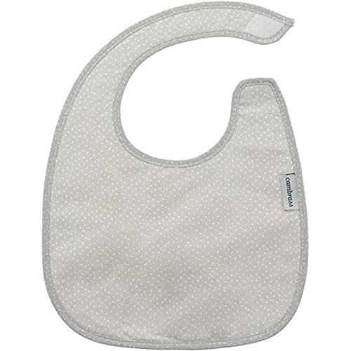 Cambrass Square Bib Velcro Sky Grey/Rain 20X26 Cm, 20 X 26 Cm