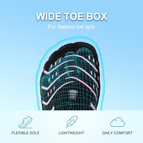 Image of Barefoot Shoes for Women & Men, Grounded Walking Hiking Barefoot Shoes, Wide Toe Box Non-Slip Water Athletic Footwear, Comfortable Vitality Barefoot Footwear, Trail Running Sneakers Unisex