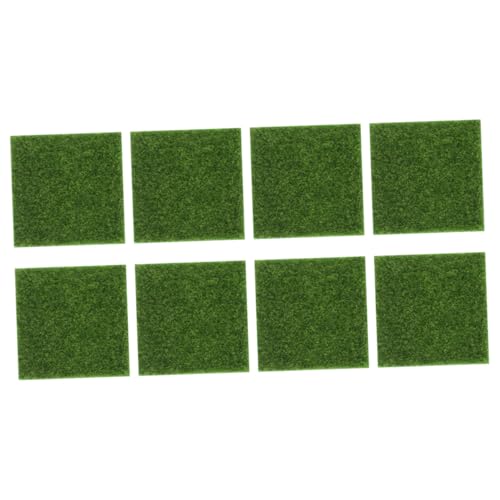 GETAJGHSD 8個 ?真苔? 人工芝 模型用精密グリーン草皮 高耐熱 小型園 テラリウム インテリア装飾用