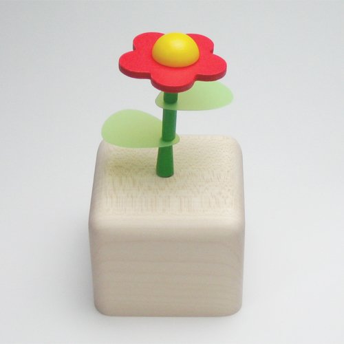 kiener 花　オルゴール キーナーオルゴール 花 | 赤ちゃんの木のおもちゃ,動きを楽しむ