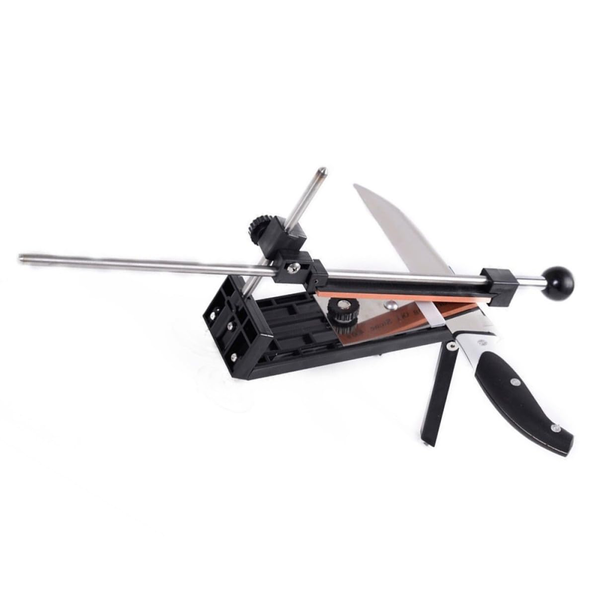 Affûteur à angle fixe pour couteaux de cuisine avec pierres abrasives 180-1500