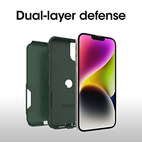 OtterBox iPhone 14 Plus Commuter Series Case - Trees Company (Green), Slim & Tough, Pocket-Friendly, with Port Protection - image 3