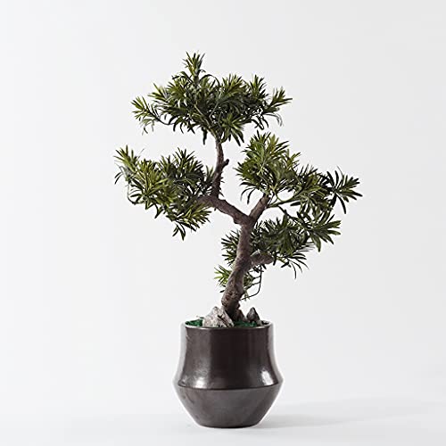 Künstlicher Bonsai-Baum Kunstpflanze Zen Willkommen Songshan Stein Bonsai Ornamente Japanische Hotel Korridor Gang Veranda Landschaft Topfpflanzen - Image 7