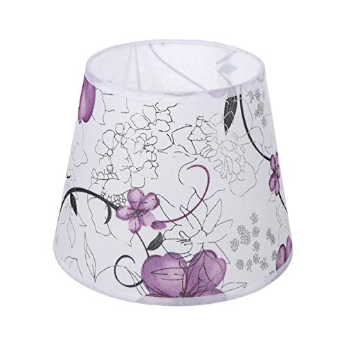 Uonlytech Fabric Lampshade Barrel Fabric Lampshade Flower Print Light Cover For Bedside Lamp Floor Lamp Touch Lamp For Living Room Bedroom Office College Dorm #TOP5